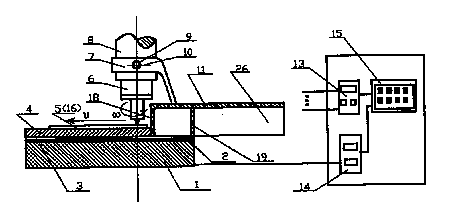 Method and device for controlling residual stress on stir friction welding surface