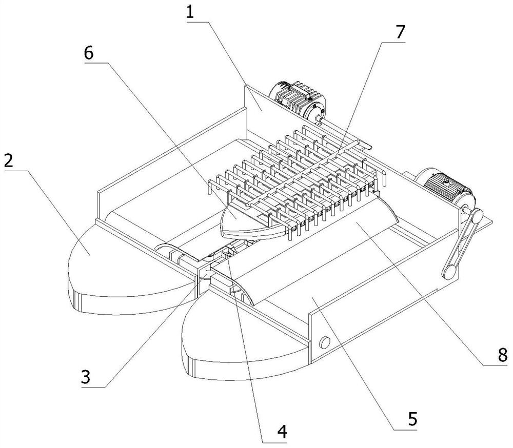 Combine harvester capable of separating castor seeds from castor stalks