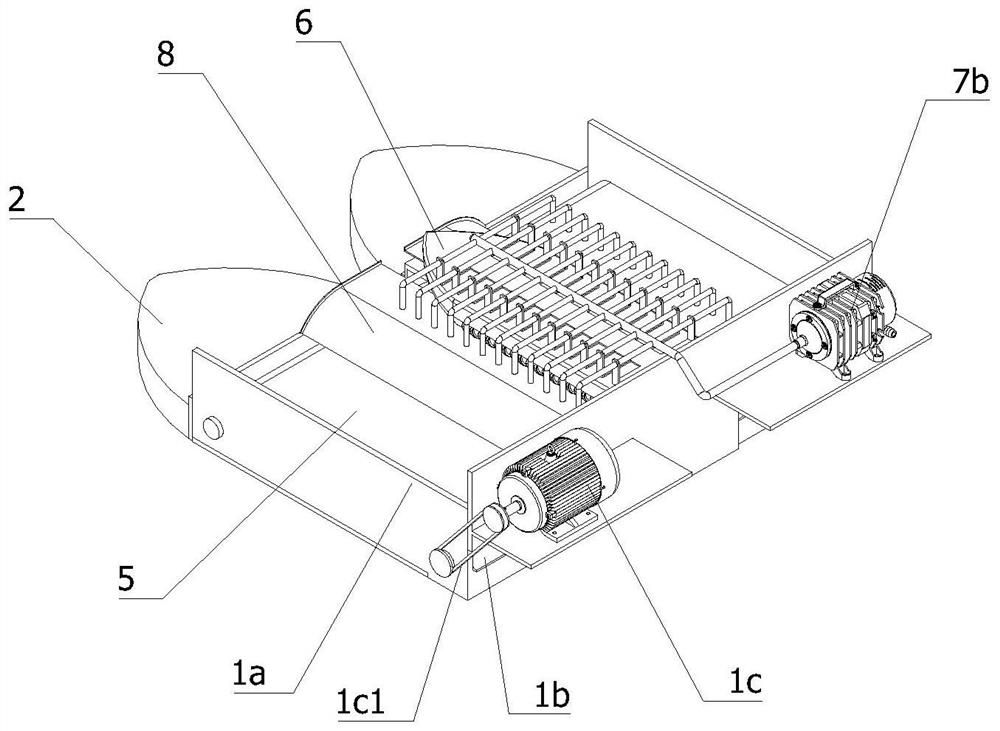 Combine harvester capable of separating castor seeds from castor stalks