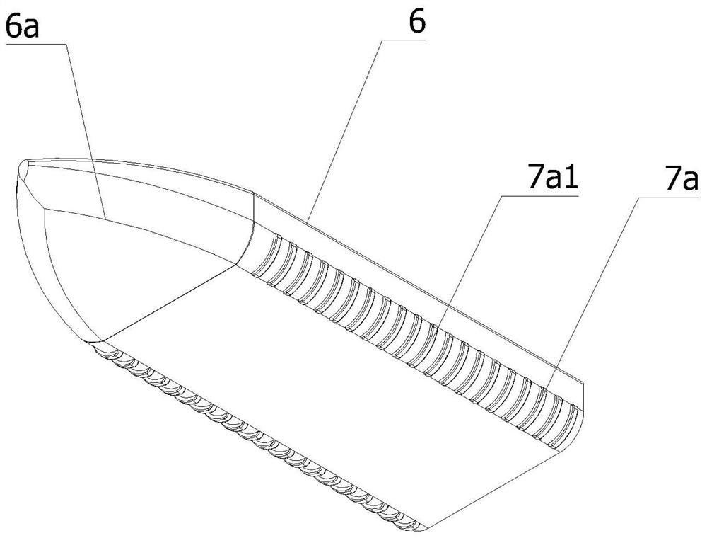 Combine harvester capable of separating castor seeds from castor stalks