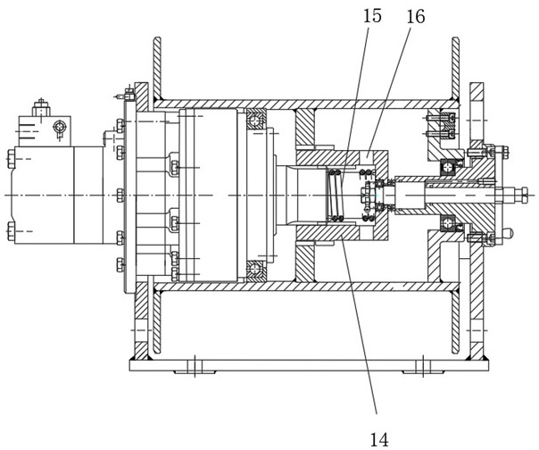 Hydraulic winch