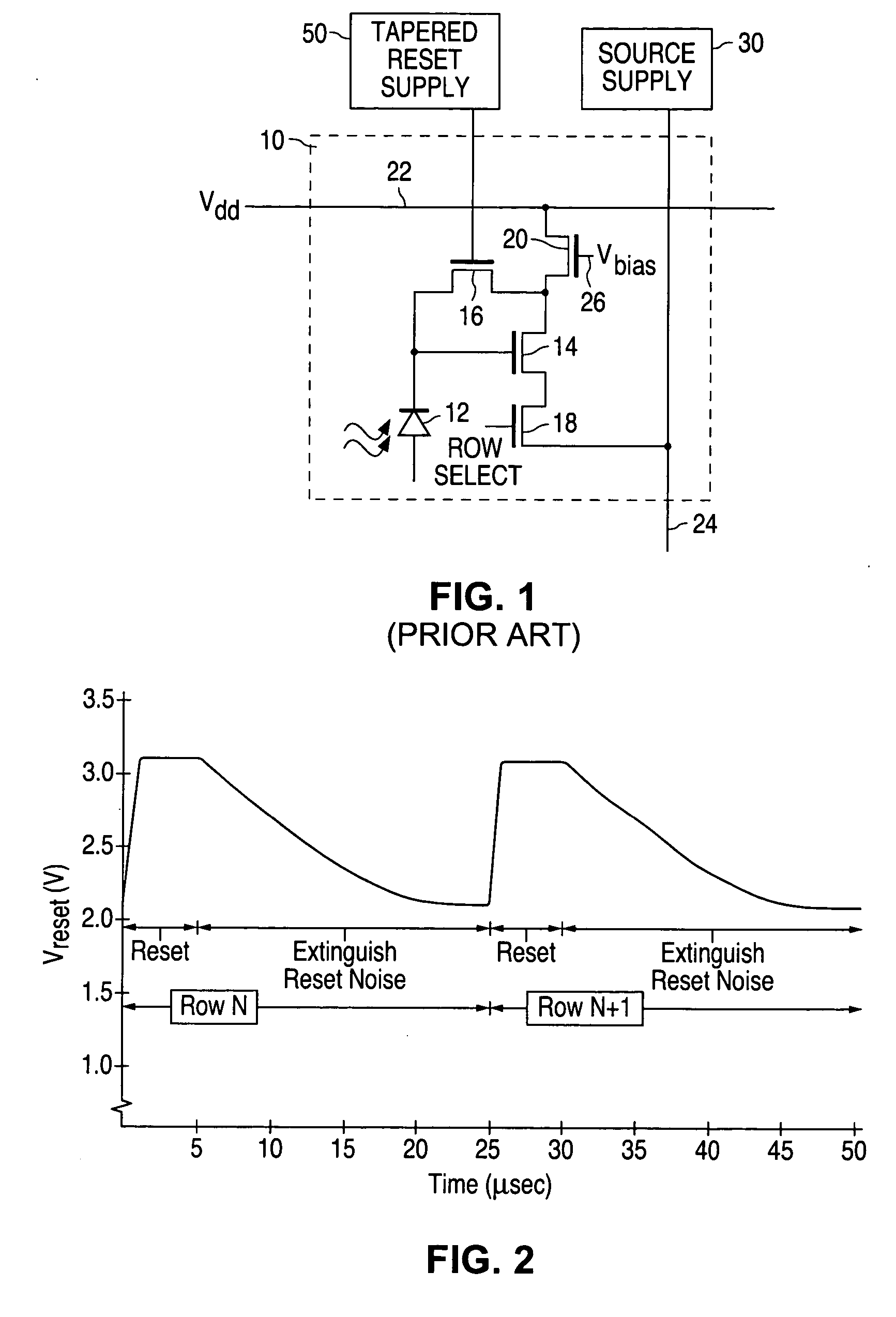 CMOS imaging system with low fixed pattern noise