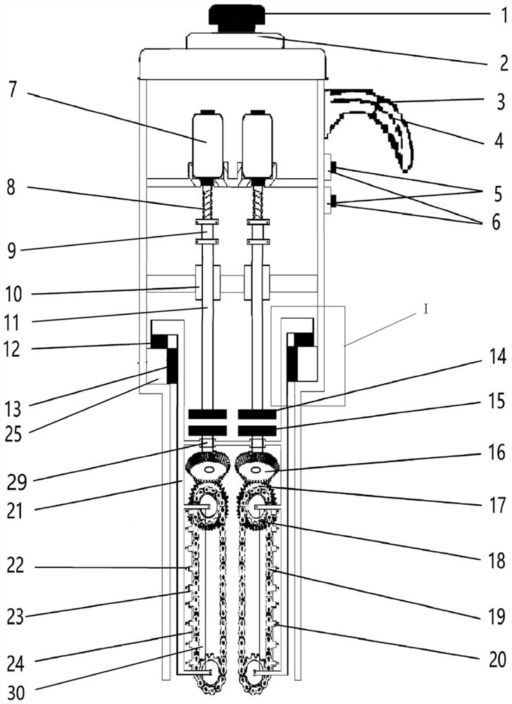 Novel electric moving and fixing device