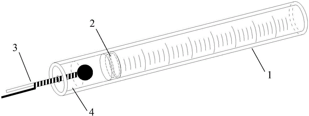 Testing method for gas production volume and gas production rate of electric fusehead