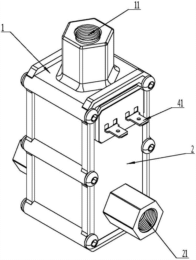 Electric control gas valve