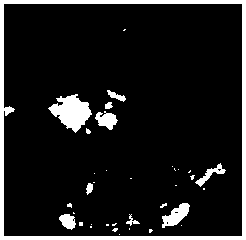 Infrared imaging volume cloud detection method based on fractal dictionary learning