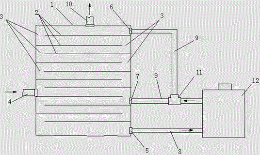 Multiple-cavity heat preservation water tank free of water mixing