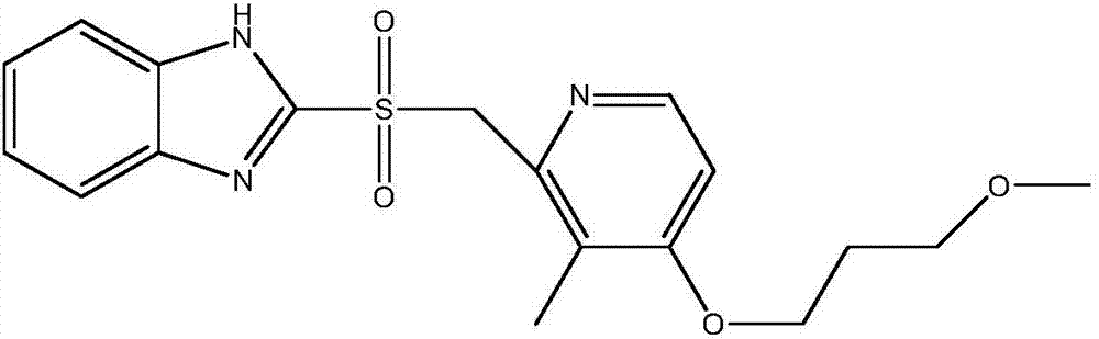 Purifying method for rabeprazole