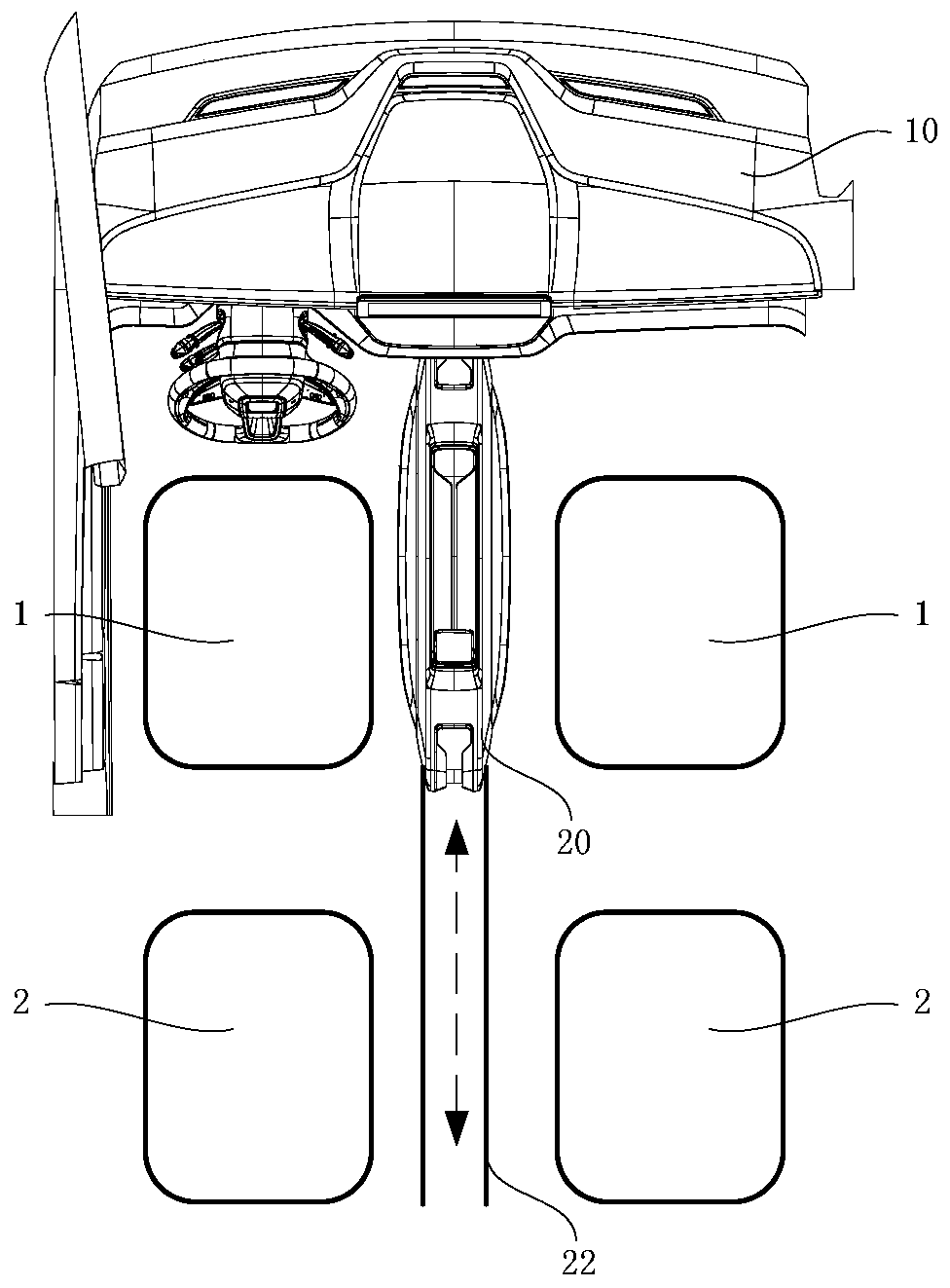 Auxiliary instrument panel assembly sliding system, method and device and storage medium