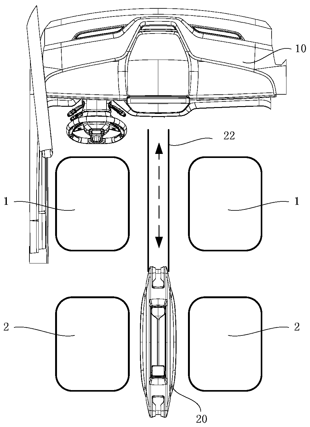 Auxiliary instrument panel assembly sliding system, method and device and storage medium