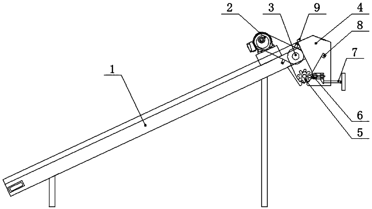 Tooth cutting conveying mechanism