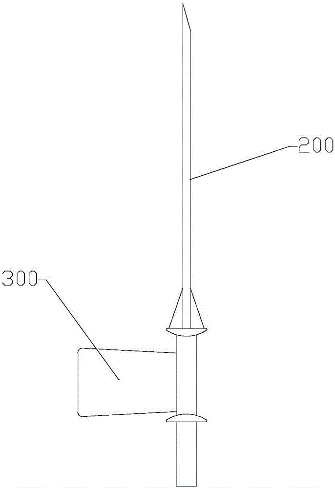 Assembly method of butterfly wing type blood taking needle