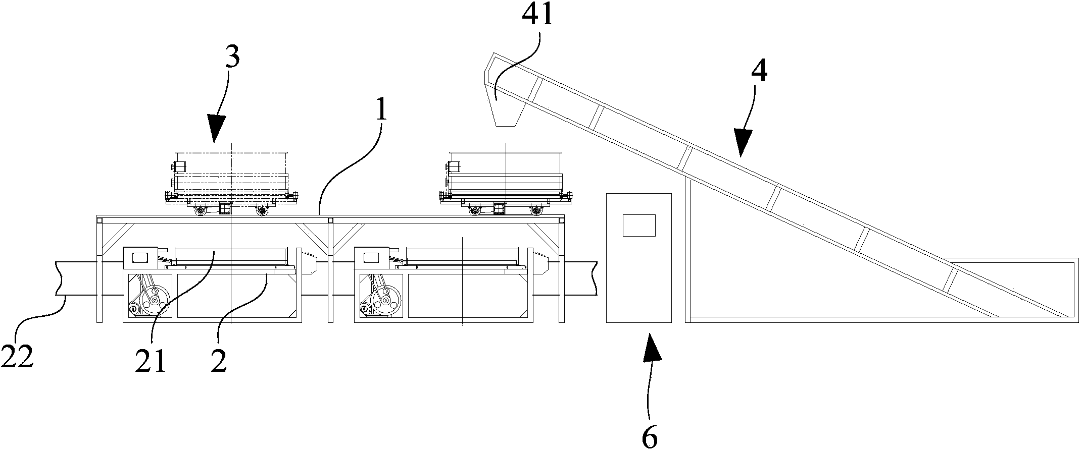 Automatic tea strip sorting system