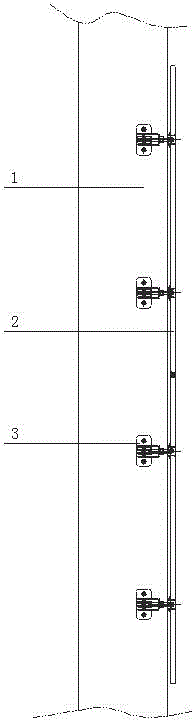 An anti-shock glass connection device