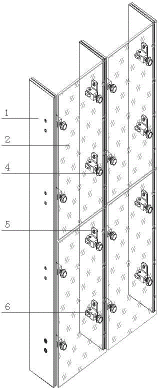 An anti-shock glass connection device