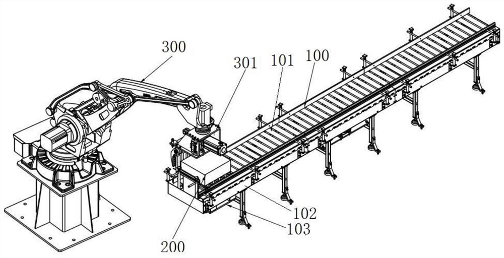 Mechanical gripper for gripping flexible package products and stacking robot