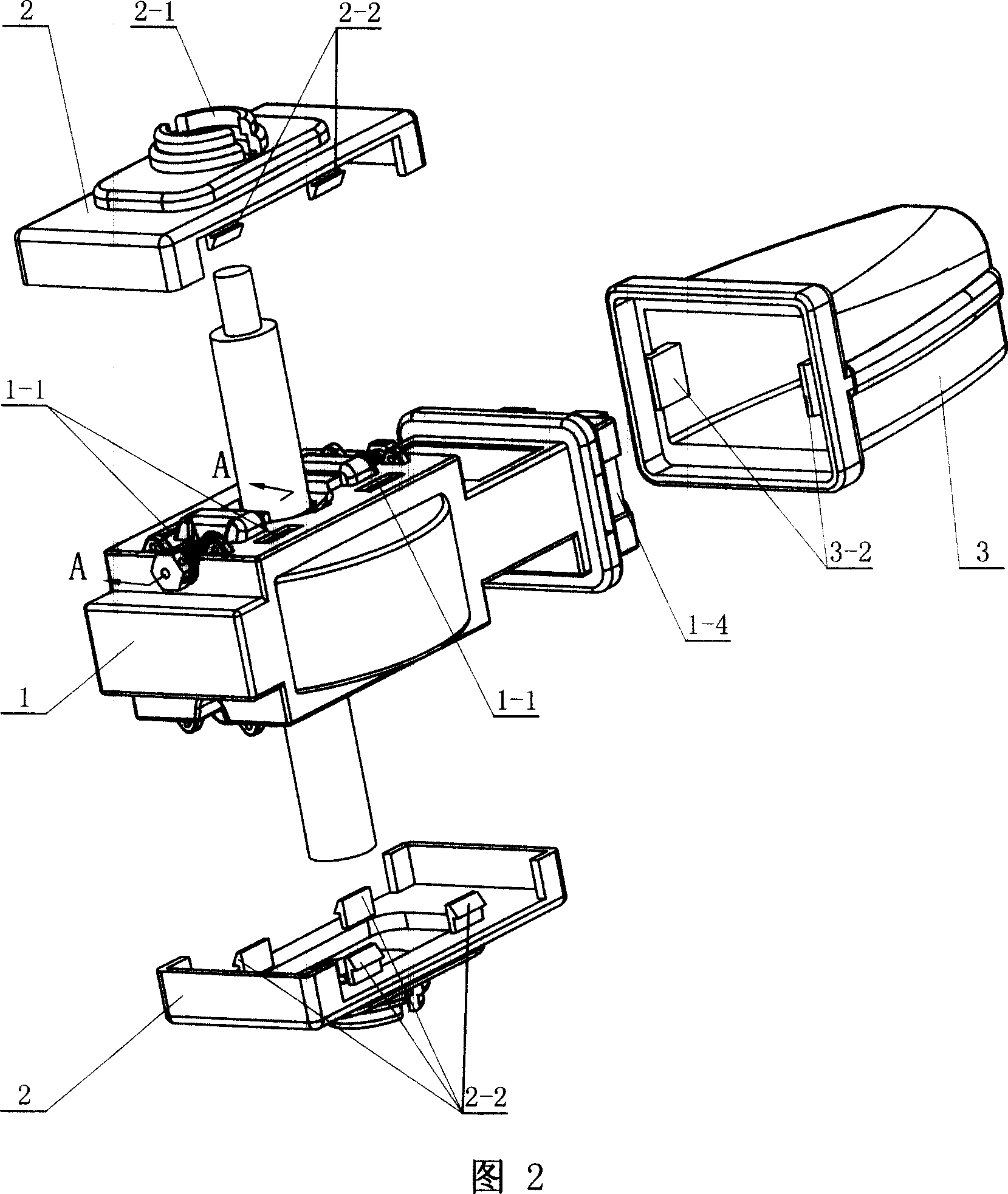 Straight-through current transformer with anti-theft electric surface shield