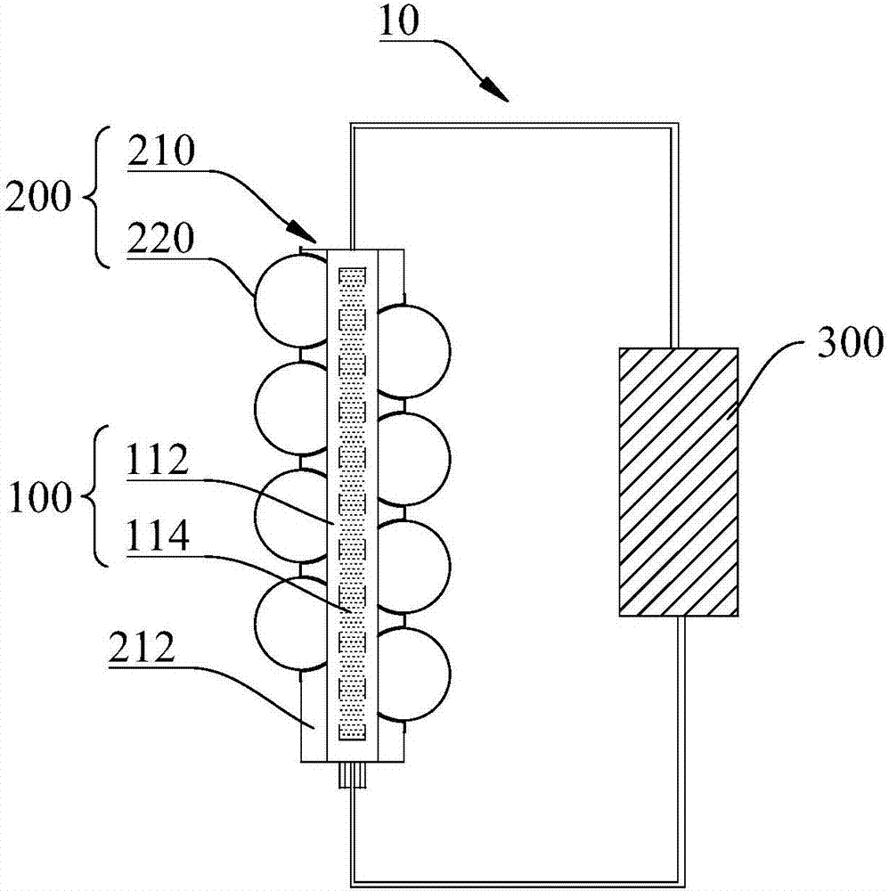 Leakage detecting device and leakage detecting system for battery module