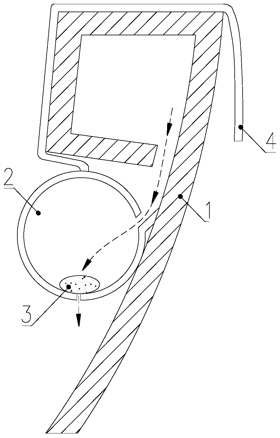 Delayed release method of toilet cleaner