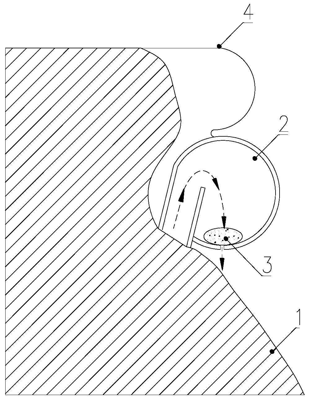 Delayed release method of toilet cleaner