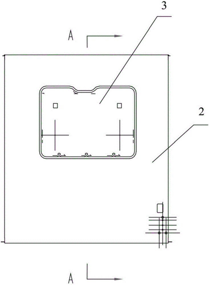 Main control board installing structure and refrigerator