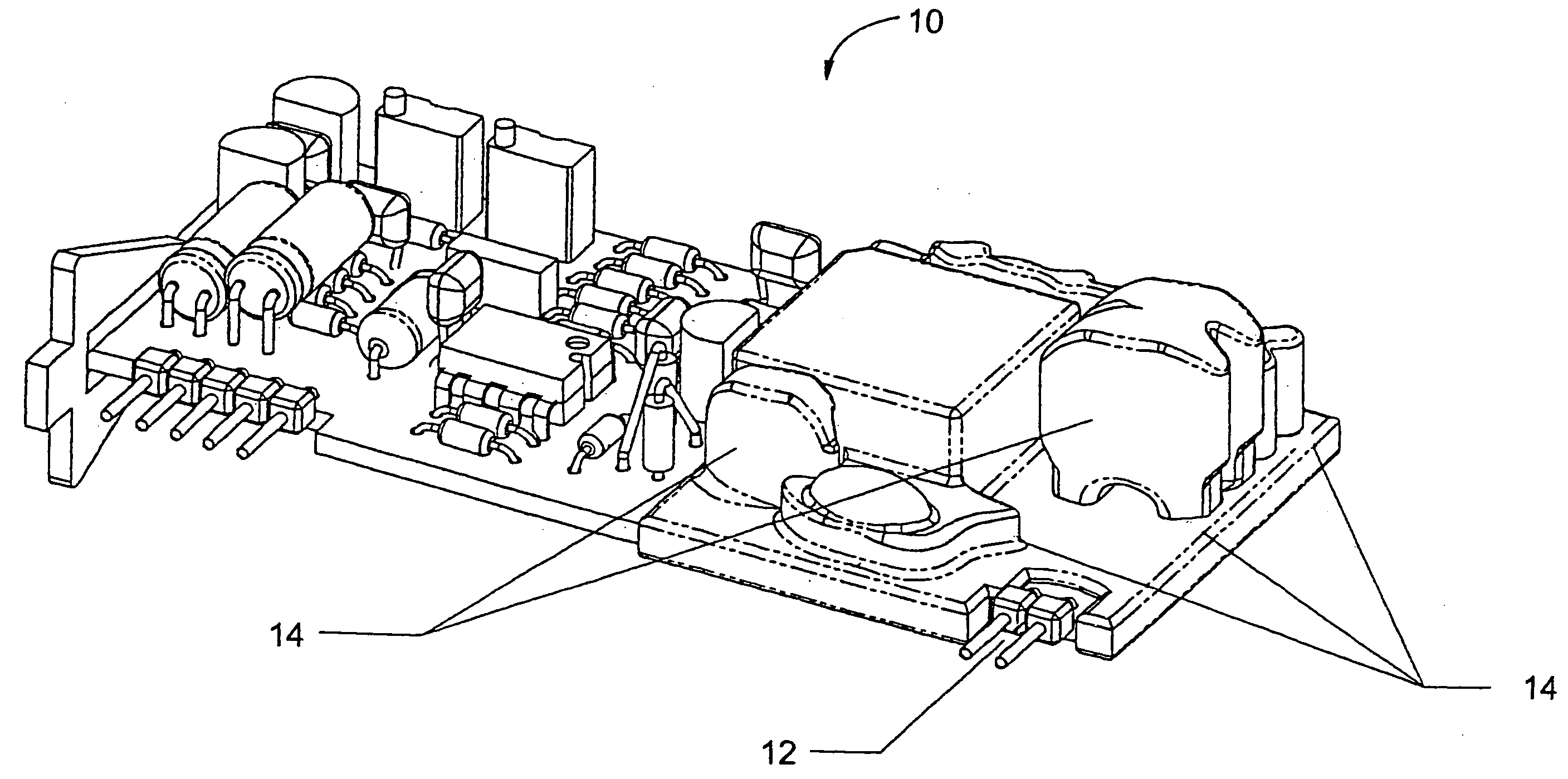 Selective Encapsulation of Electronic Components