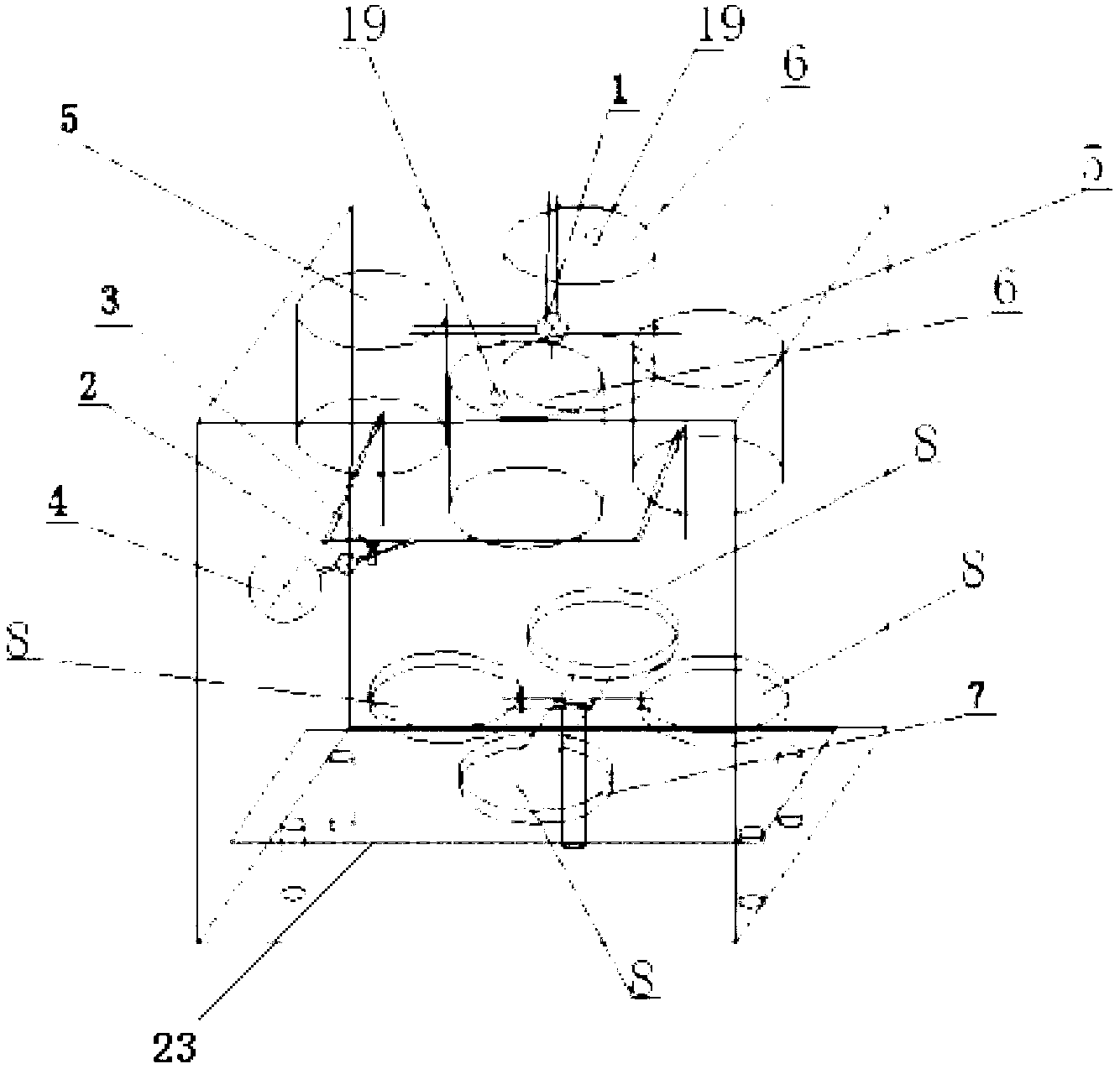 Wetting-drying cycle tester for water rock