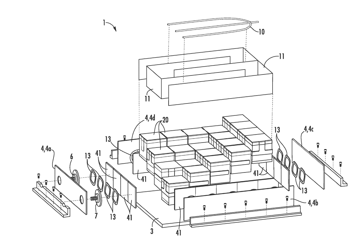 Force Generating Assembly for a Battery Pack