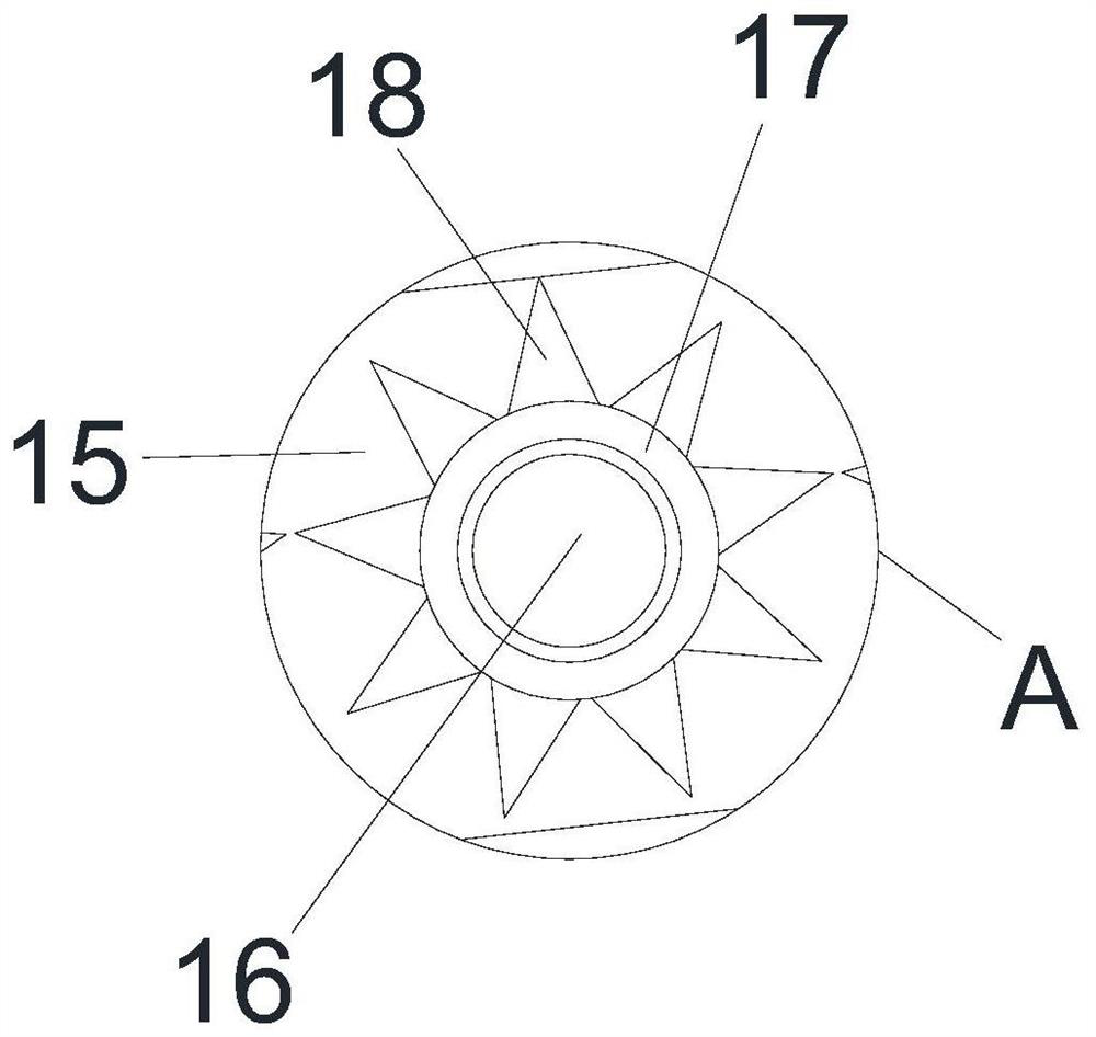 Powder block crushing device