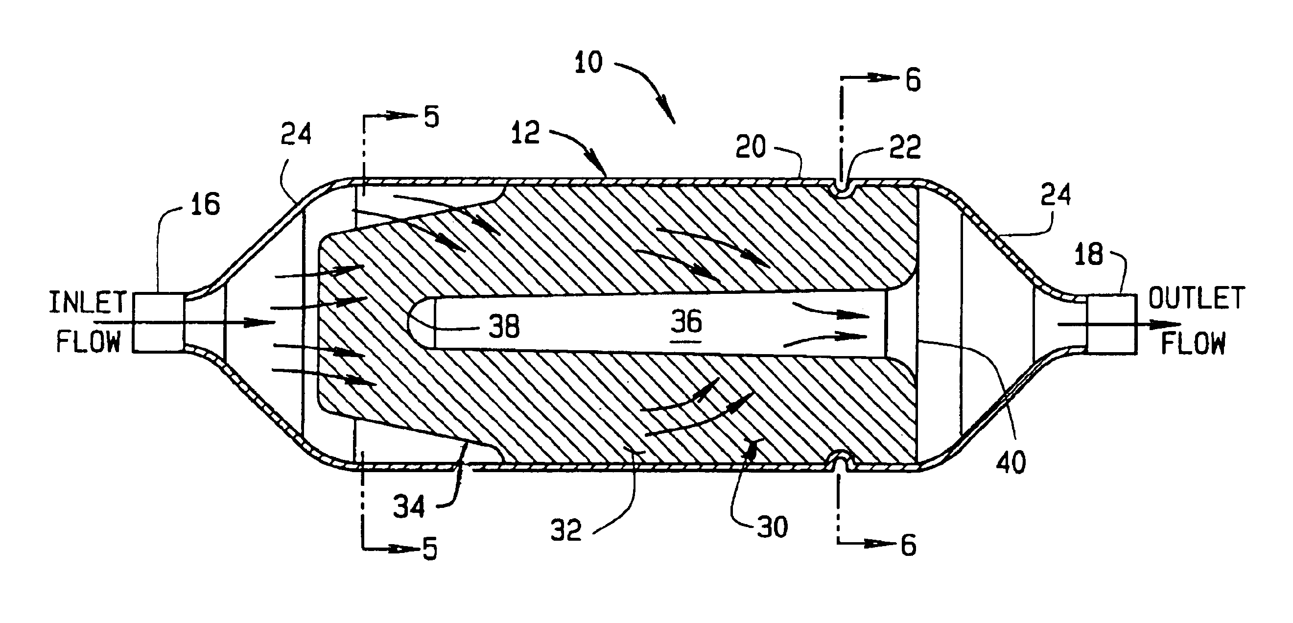 Molded core filter drier