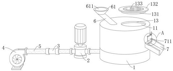 Cooling device for fertilizer production