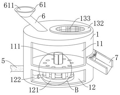 Cooling device for fertilizer production