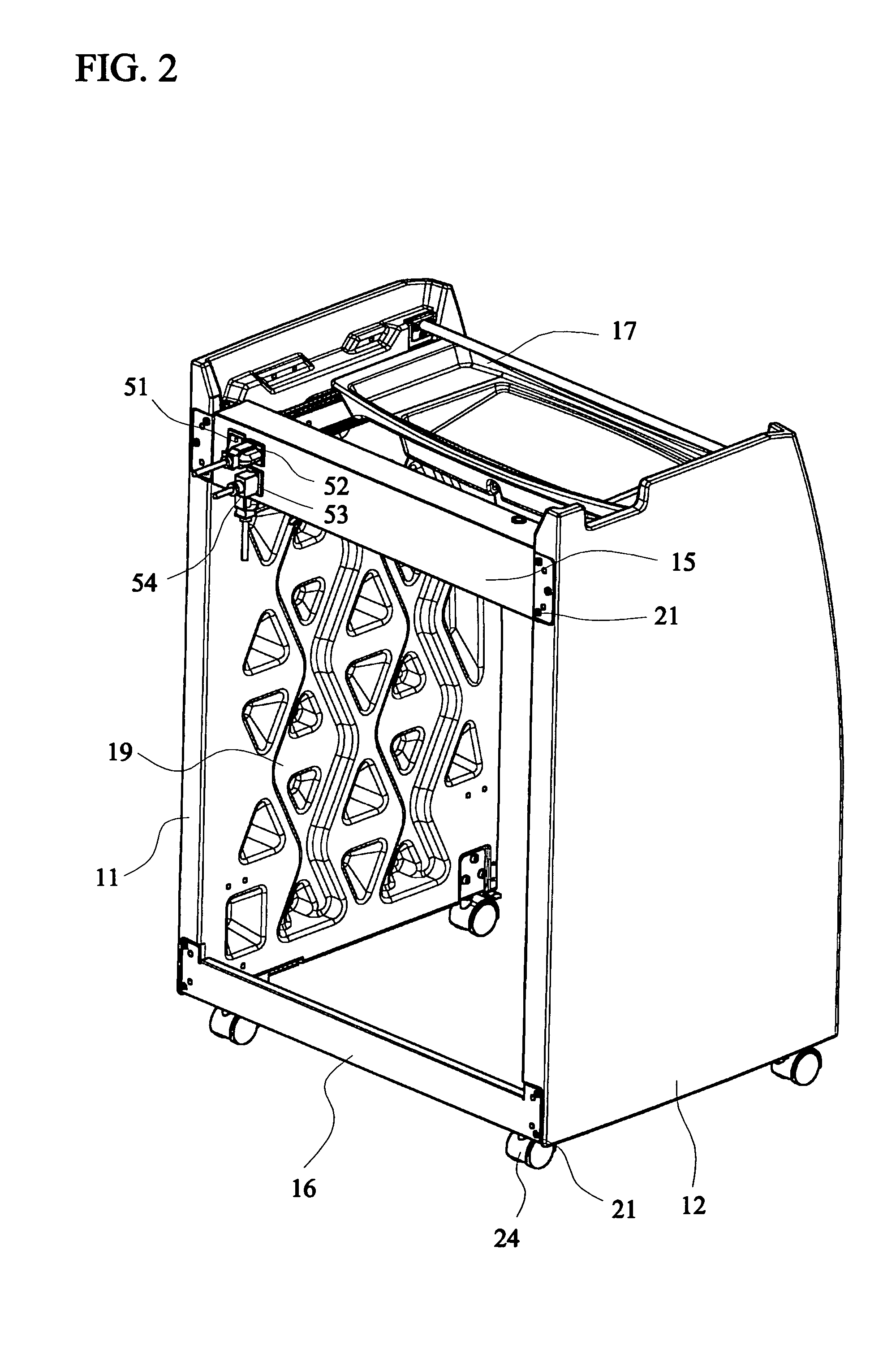 Multi-purpose table with embedded metal nuts for assembly