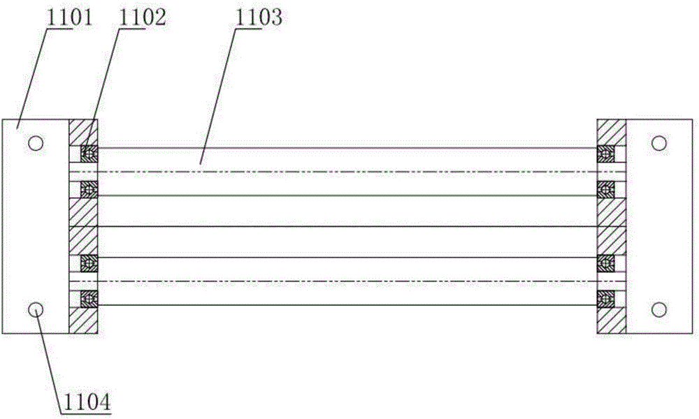 Device and method for measuring resistance and postures of ship module