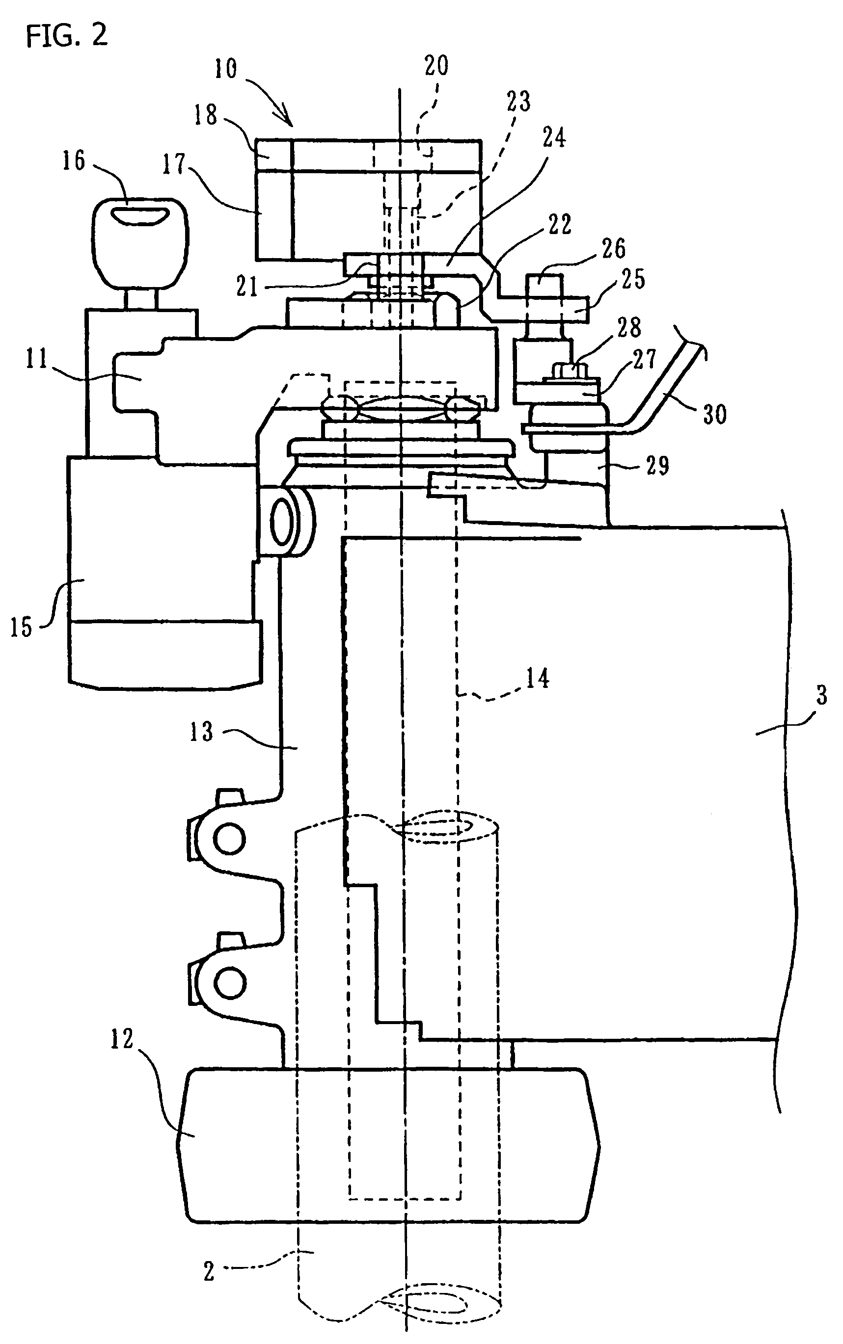 Steering damper apparatus, and method of using same