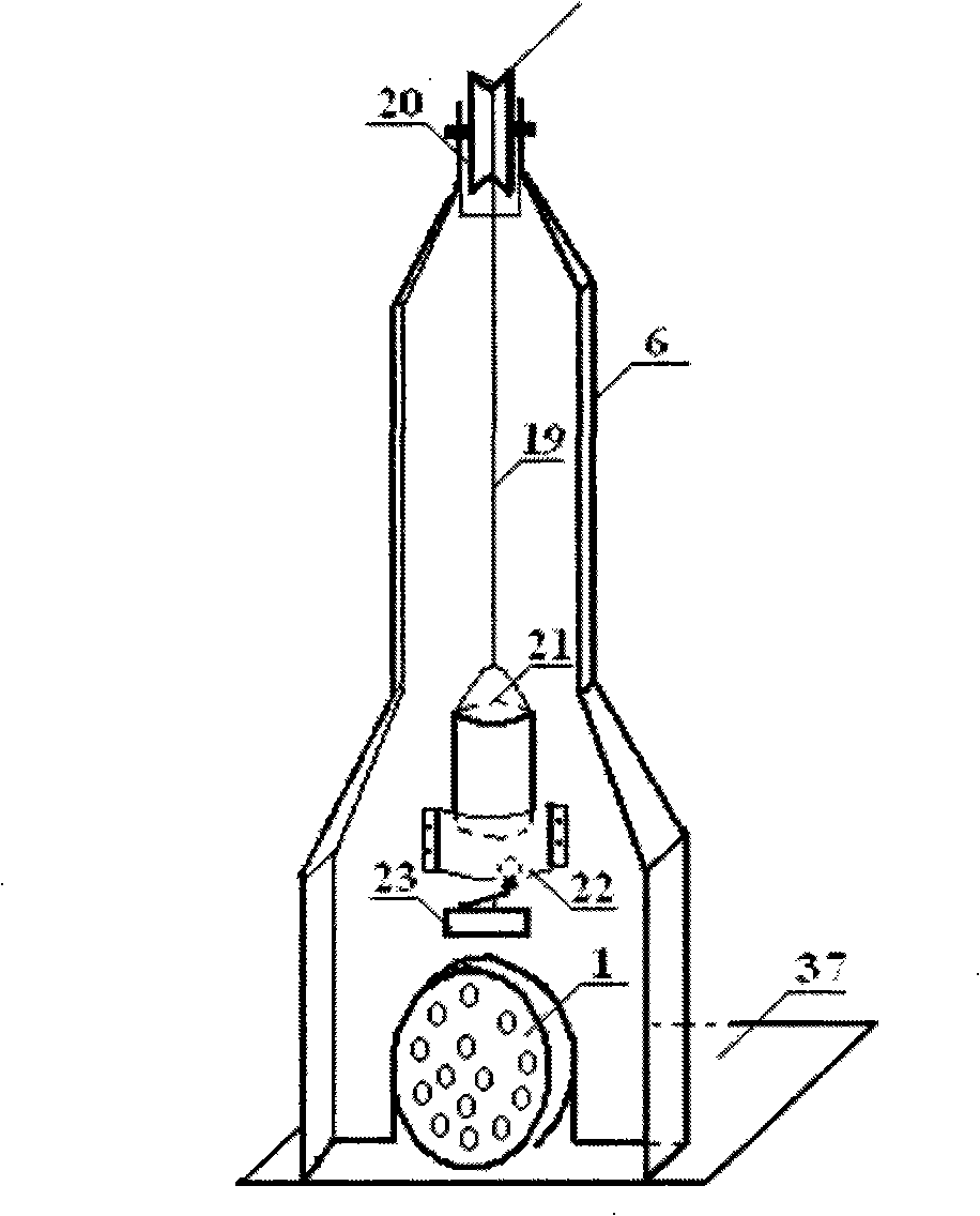 Frequency conversion rotation bending fatigue tester