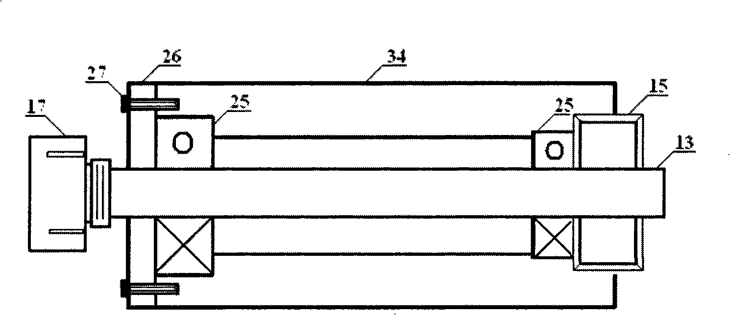 Frequency conversion rotation bending fatigue tester