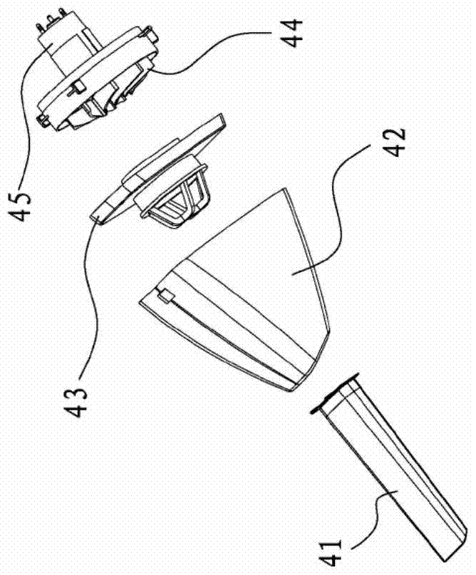 Inflatable and vacuum all-in-one machine for automobile