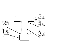 Method for controlling concrete compactness at T-shaped beam deformation section of reinforced concrete prestress