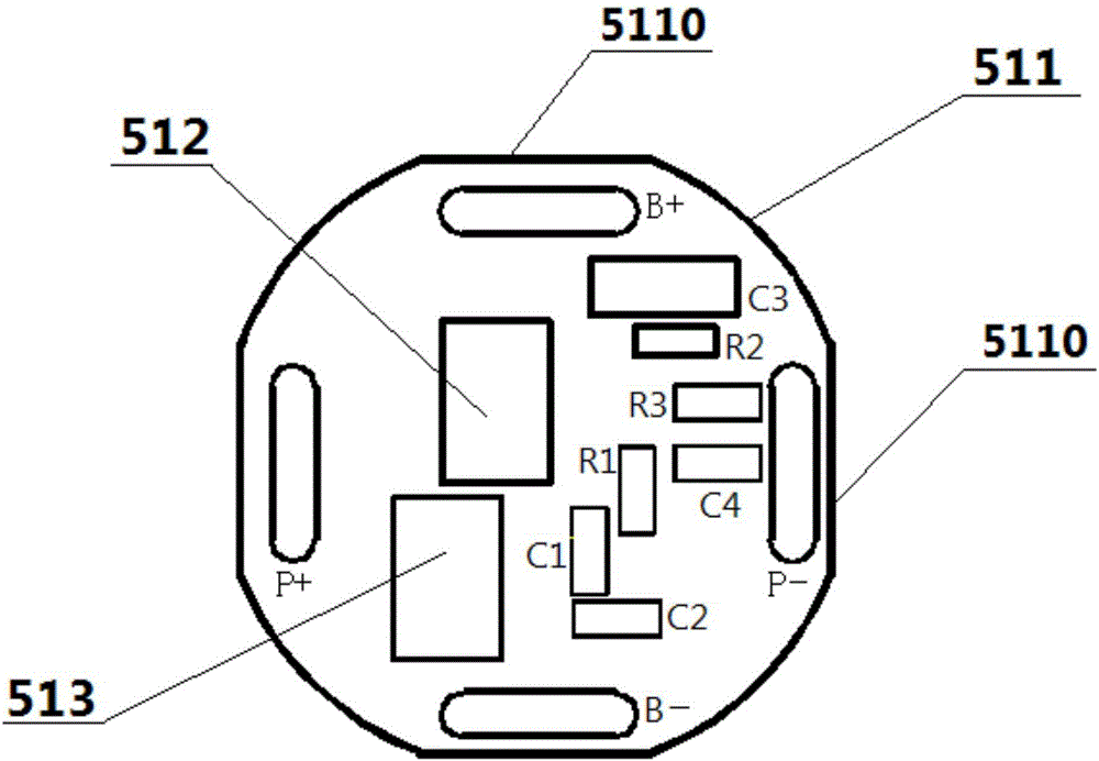 Built-in constant-voltage protection structural member and rechargeable battery using same