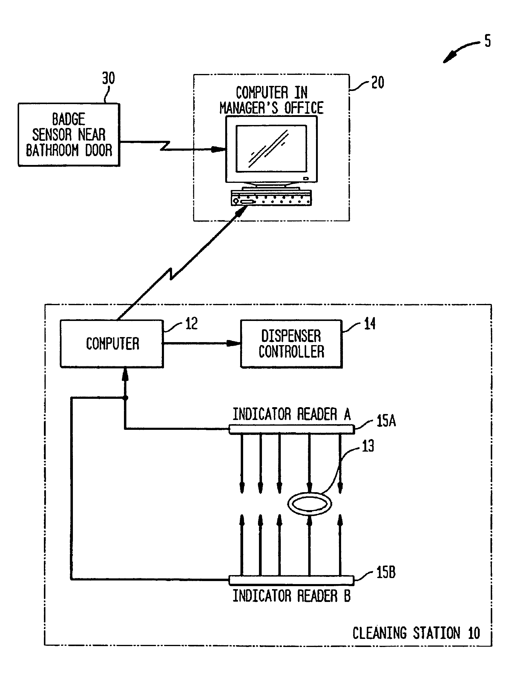 Hand wash monitoring system and method