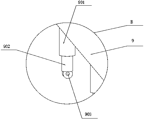 Temperature controllable printing device for packaging box production