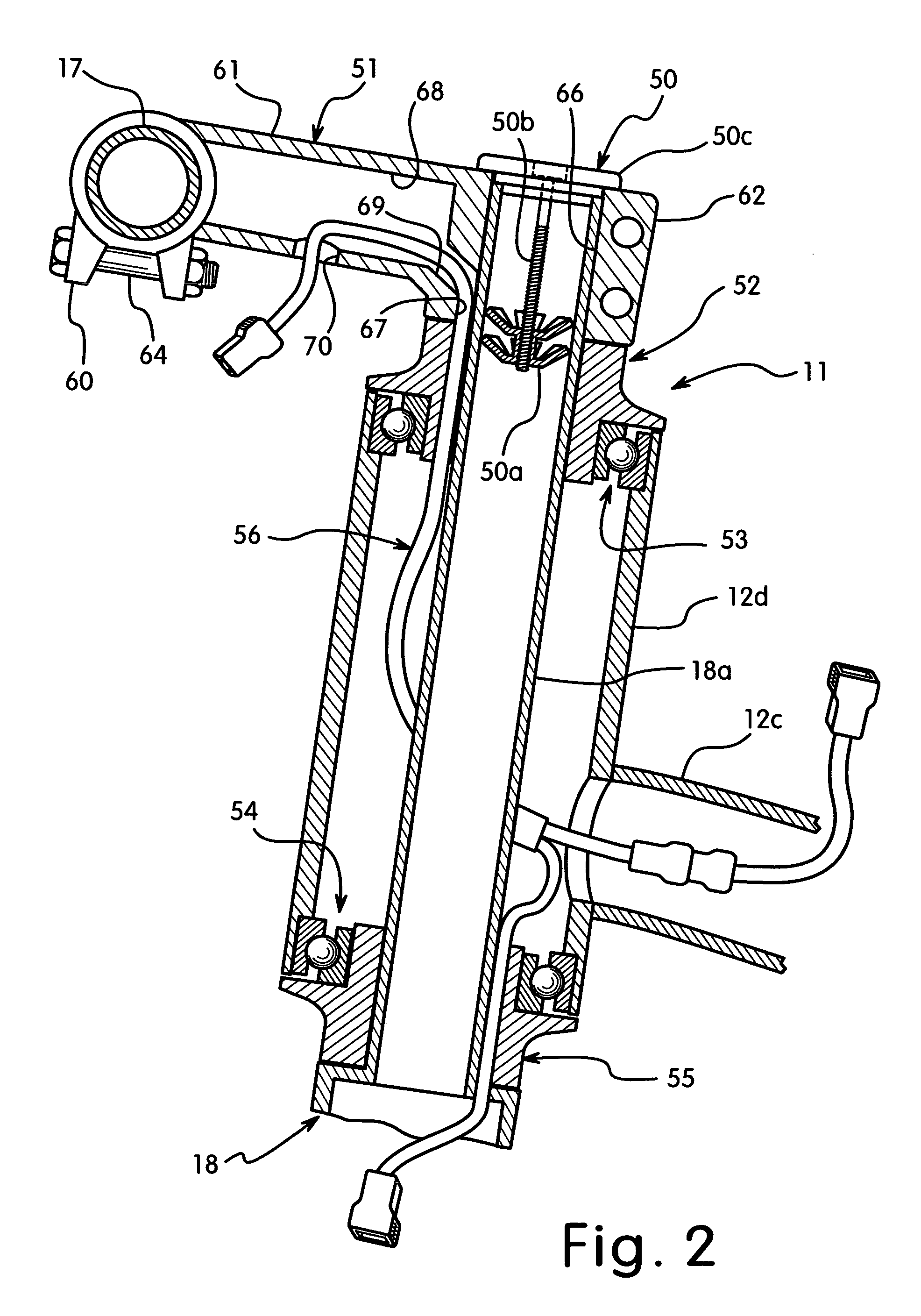 Bicycle headset structure