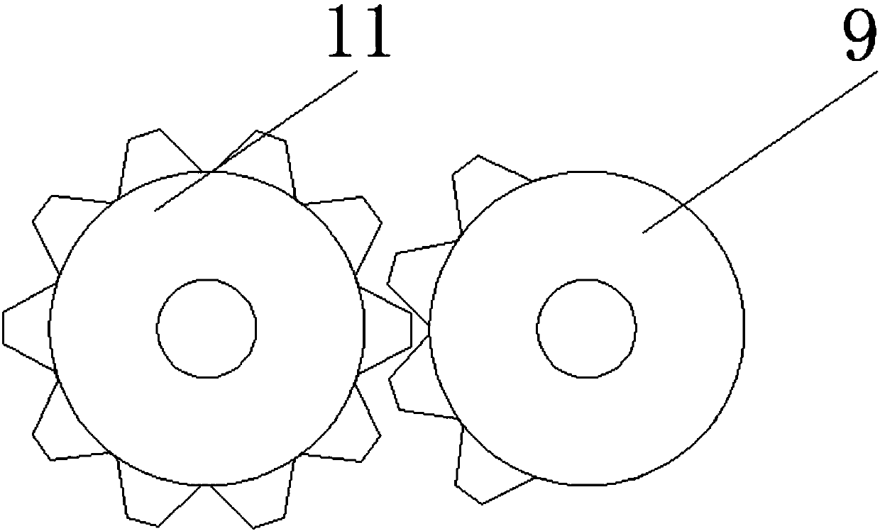 Automatic-feeding live poultry breeding device