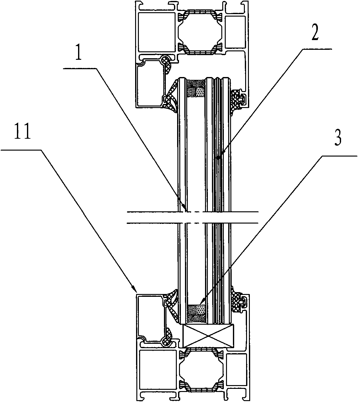 Solar photovoltaic high heat insulating window