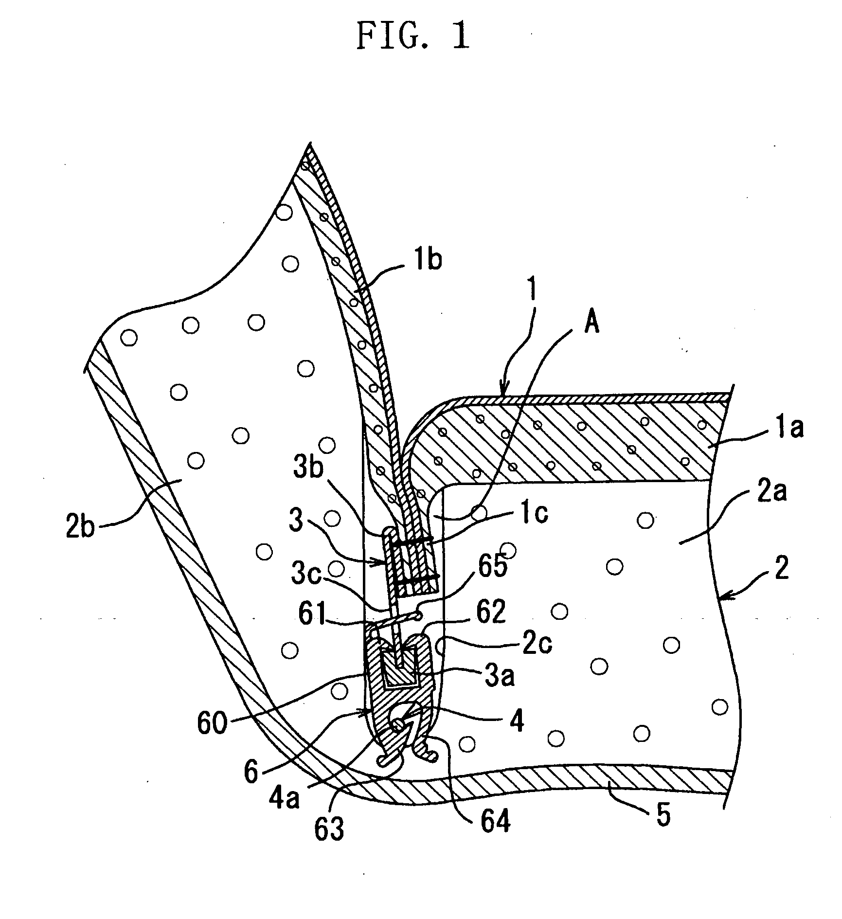 Clip for Tensioning and Attaching Trim Cover, and Vehicle Cover Seat