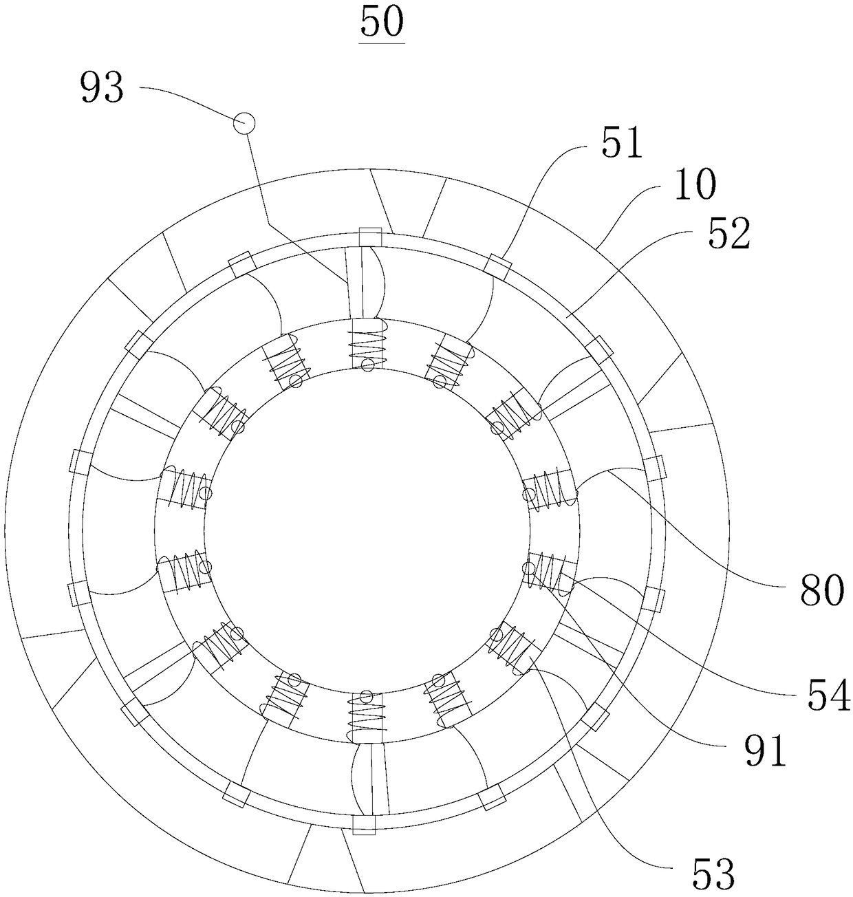 Magnetic suspension refrigeration compressor