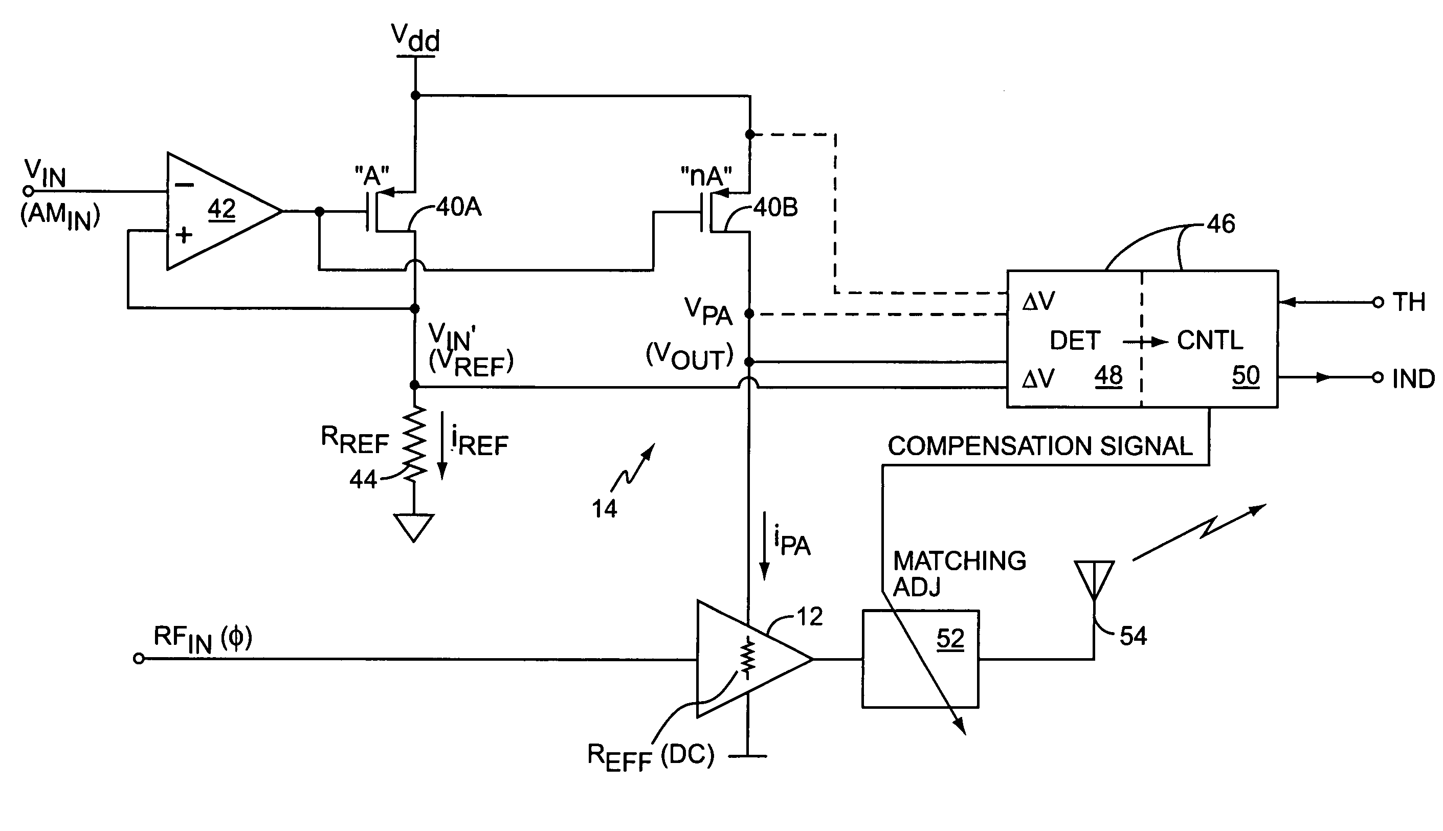 System and method for current-mode amplitude modulation