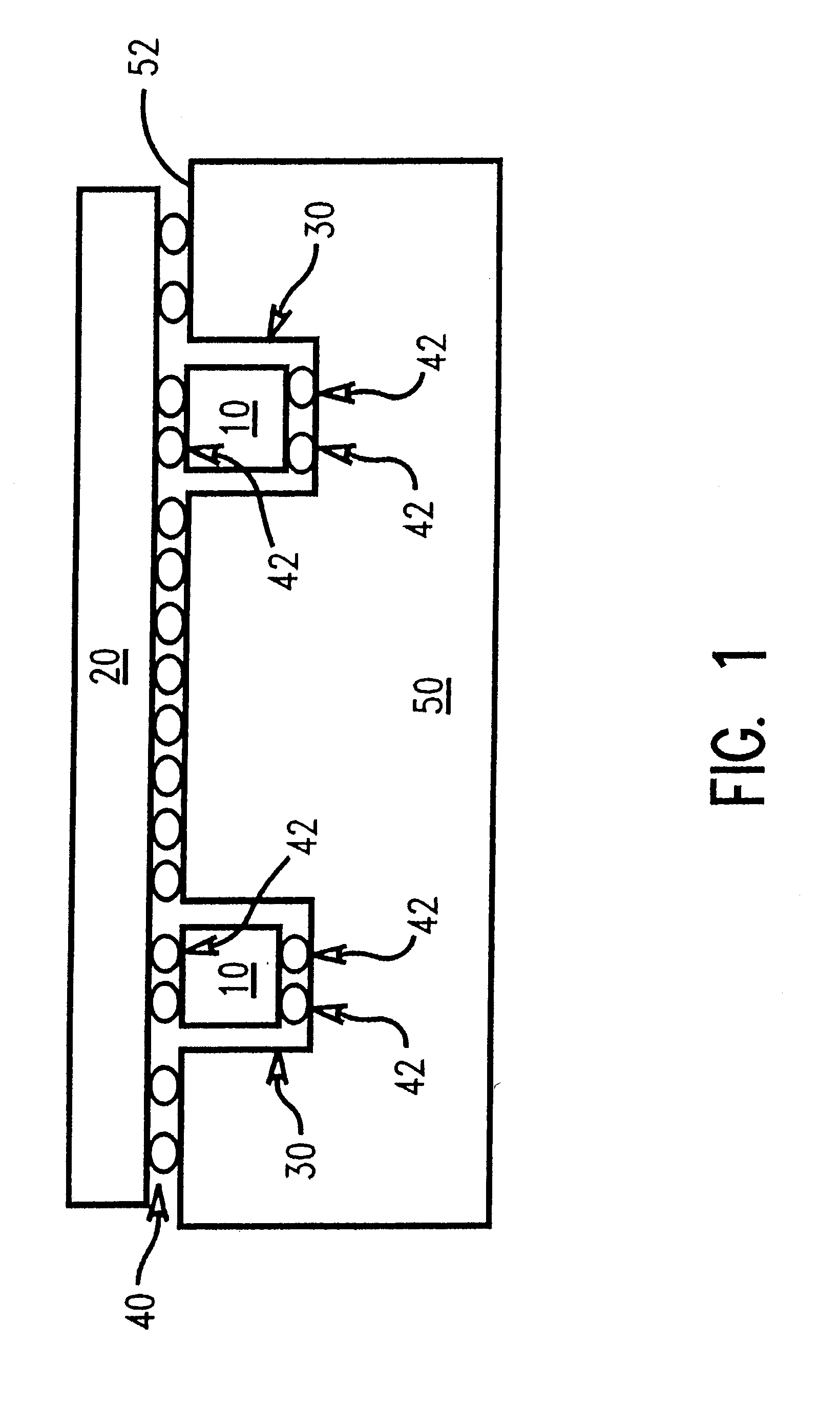 Multi-cavity substrate structure for discrete devices