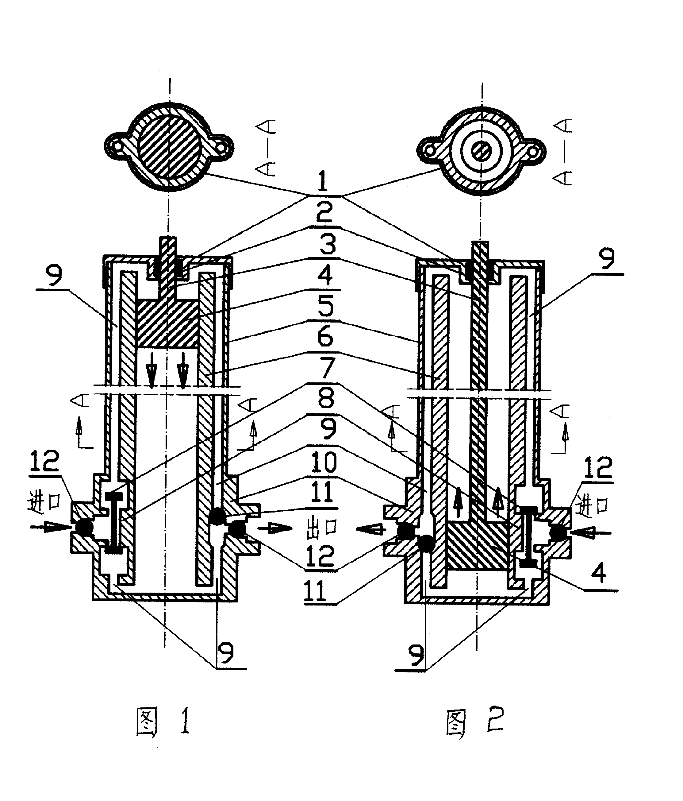 Fluid piston pump